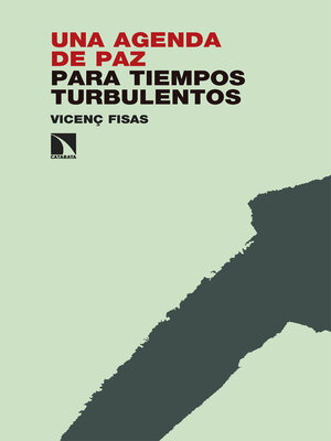 cover image of Una agenda de paz para tiempos turbulentos